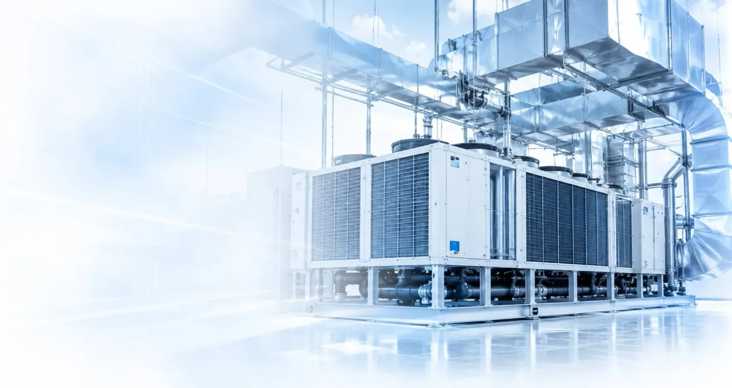 Промышленное кондиционирование и вентиляция - чиллеры и VRF